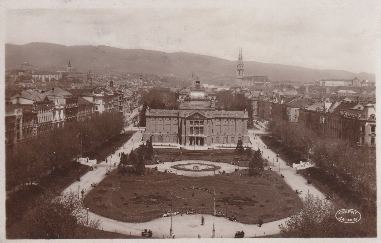 Trg kralja Tomislava oko 1920. godine